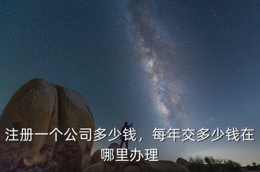 注冊一個公司多少錢，每年交多少錢在哪里辦理
