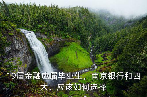 19屆金融應(yīng)屆畢業(yè)生，南京銀行和四大，應(yīng)該如何選擇