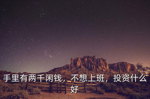 手里有兩千閑錢，不想上班，投資什么好