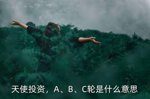 天使投資，A、B、C輪是什么意思