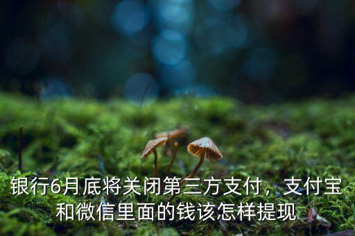 銀行6月底將關(guān)閉第三方支付，支付寶和微信里面的錢該怎樣提現(xiàn)