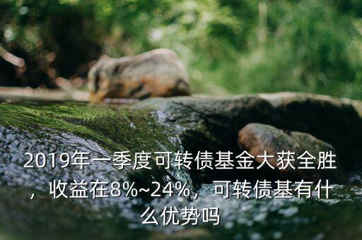 2019年一季度可轉(zhuǎn)債基金大獲全勝，收益在8%~24%，可轉(zhuǎn)債基有什么優(yōu)勢(shì)嗎