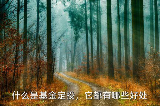 什么是基金定投，它都有哪些好處