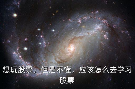 想玩股票，但是不懂，應該怎么去學習股票