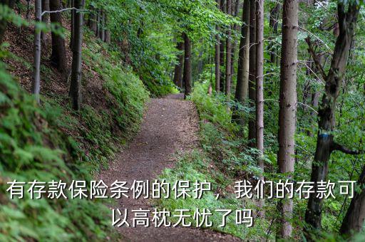 有存款保險(xiǎn)條例的保護(hù)，我們的存款可以高枕無憂了嗎