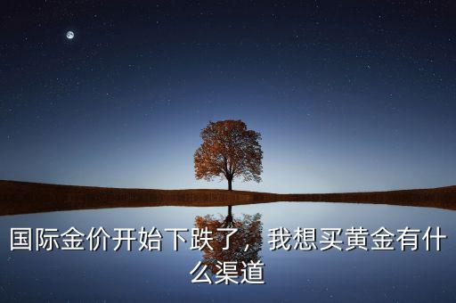 國(guó)際金價(jià)開始下跌了，我想買黃金有什么渠道