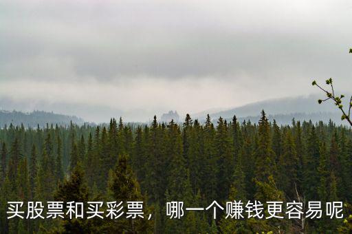 買股票和買彩票，哪一個賺錢更容易呢