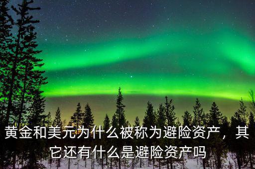 黃金和美元為什么被稱為避險資產(chǎn)，其它還有什么是避險資產(chǎn)嗎