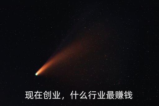 現(xiàn)在創(chuàng)業(yè)，什么行業(yè)最賺錢