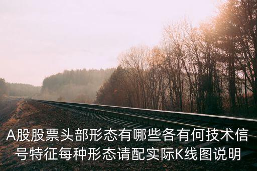 A股股票頭部形態(tài)有哪些各有何技術(shù)信號(hào)特征每種形態(tài)請配實(shí)際K線圖說明