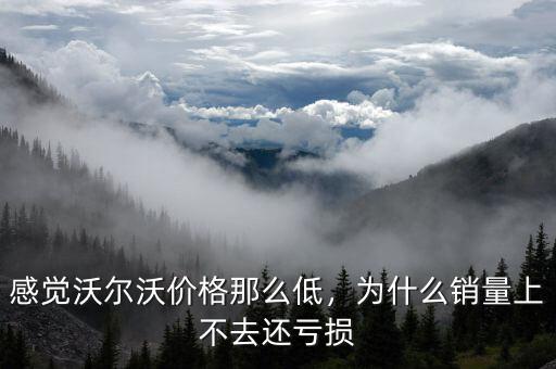 感覺沃爾沃價(jià)格那么低，為什么銷量上不去還虧損