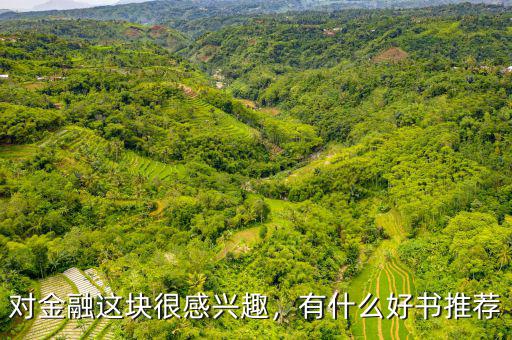 對金融這塊很感興趣，有什么好書推薦
