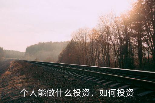 個(gè)人能做什么投資，如何投資