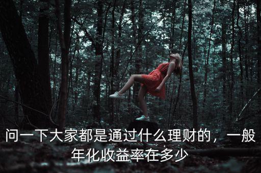 問一下大家都是通過什么理財?shù)?，一般年化收益率在多? class=
