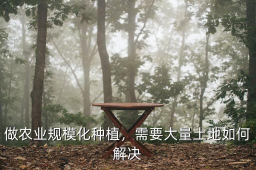 什么是土地規(guī)?；?jīng)營,規(guī)?；?jīng)營有哪些好處