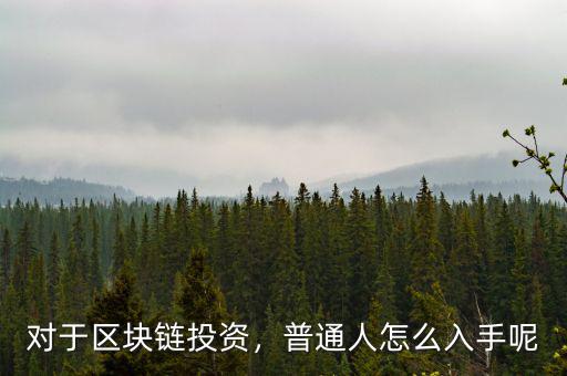對于區(qū)塊鏈投資，普通人怎么入手呢
