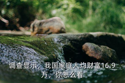 調(diào)查顯示，我國家庭人均財富16.9萬，你怎么看
