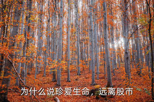 為什么說(shuō)珍愛生命，遠(yuǎn)離股市