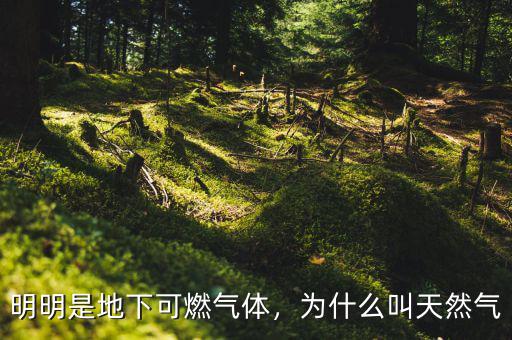 明明是地下可燃?xì)怏w，為什么叫天然氣