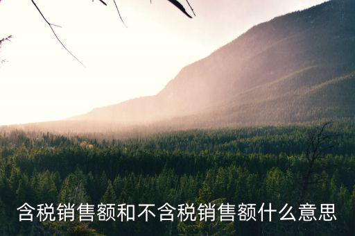什么是含稅金額，什么是含稅