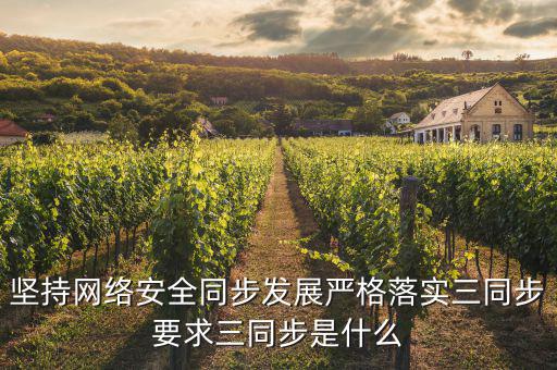 地稅局信息安全三同步是指什么，關(guān)鍵信息基礎(chǔ)設(shè)施三同步是指什么