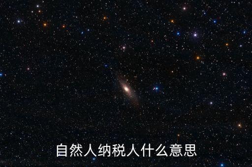 登記稅務(wù)的自然人是什么意思，請(qǐng)問一下自然人登記是什么意思