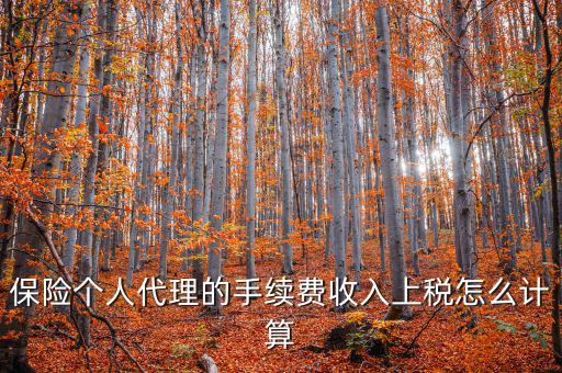 保險代理員交什么稅，請問從車輛保險代理人的提承里扣的稅是什么稅啊