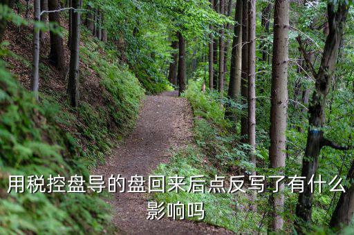 稅控盤上的反寫是什么意思，用稅控盤導(dǎo)的盤回來后點(diǎn)反寫了有什么影響嗎