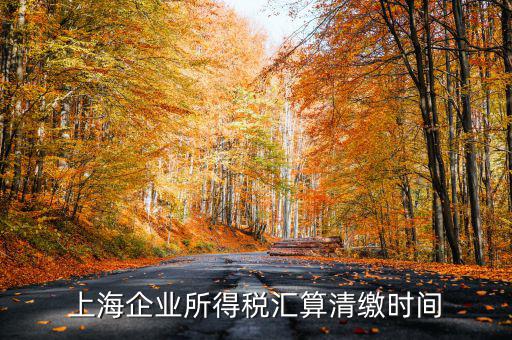 上海企業(yè)匯算清繳到什么時(shí)候，公司年度匯算清繳申報(bào)所得稅幾月結(jié)束