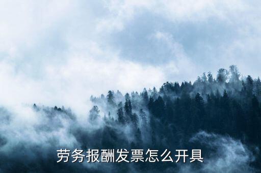 勞務(wù)發(fā)票需要帶什么手續(xù)，個人可不可以開勞務(wù)發(fā)票