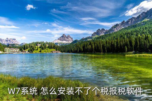 為什么下載不了個稅客戶端，W7系統(tǒng) 怎么安裝不了個稅報稅軟件