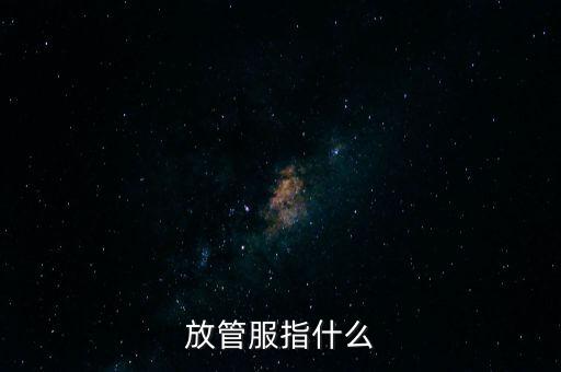 稅收放管服是什么意思，放管服是什么意思 放管服的解釋