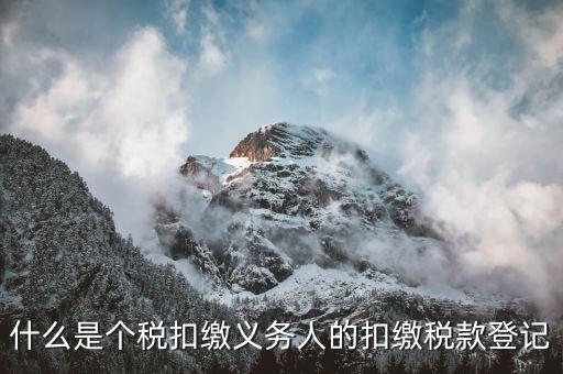 扣繳稅款登記是什么，應(yīng)當(dāng)按照稅收征管法等有關(guān)規(guī)定辦理扣繳稅款登記領(lǐng)取扣繳憑