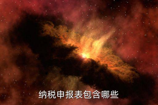 年度納稅申報(bào)表是什么，納稅申報(bào)表有哪些