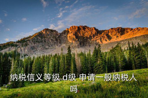 什么是d級納稅人，企業(yè)被稅務局認定為d級什么概念