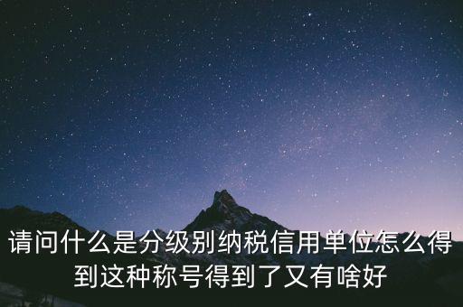 什么是納稅信用等級，納稅信用等級null級是什么意思有什么影響嗎