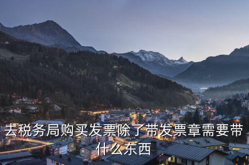 拿發(fā)票需要帶什么，去稅務(wù)局領(lǐng)發(fā)票需要帶什么資料去