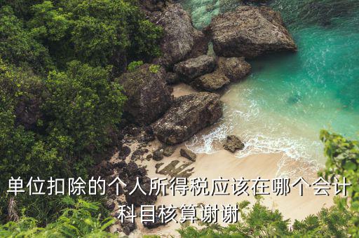一般稅費放在什么部門核算，繳納個人所得稅在什么部門經(jīng)濟科目核算