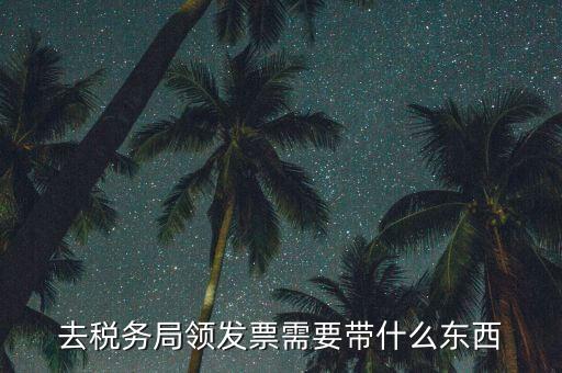 領(lǐng)票需要準備資料什么資料，去稅務(wù)局領(lǐng)發(fā)票需要帶什么資料去