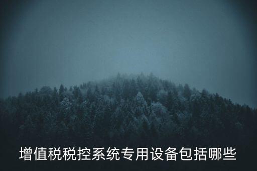 稅控系統(tǒng)專用設(shè)備是什么，增值稅防偽稅控系統(tǒng)使用的設(shè)備哪些可以抵扣