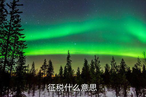 什么是帶征稅額，征稅什么意思