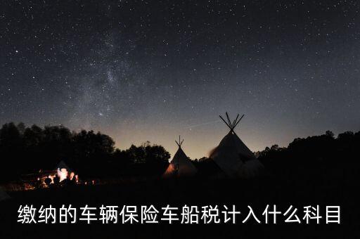 繳納車船稅后會給什么憑據(jù)，繳納的車輛保險車船稅計入什么科目