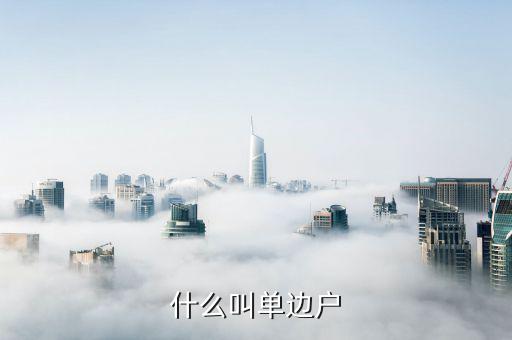 什么是國稅單邊戶，什么叫單邊戶