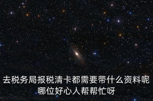 打稅務(wù)清單需要帶什么，我是個(gè)體商戶營(yíng)業(yè)執(zhí)照掉了想去打印一份稅務(wù)清單需要帶些什么