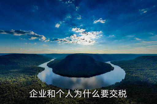 個稅為什么由企業(yè)交，個體工商戶為什么要交個人所得稅
