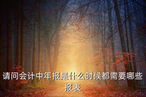 報稅年報都準備什么時候，年報需要報什么表什么時間報