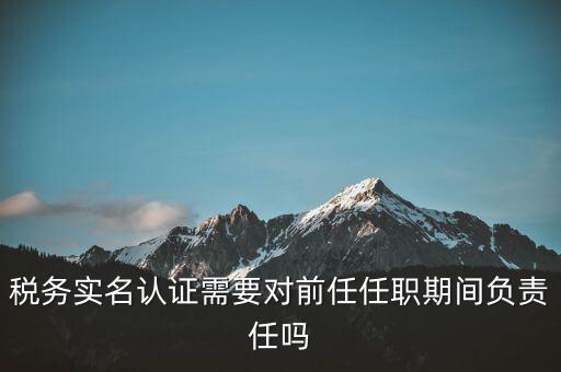 實名辦稅有什么意見，稅務(wù)要實名認(rèn)證是什么意思