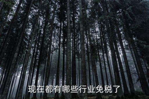 做什么企業(yè)能免稅收，現(xiàn)在都有哪些行業(yè)免稅了