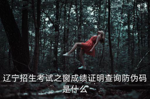 成績證明查詢的防偽碼是什么，遼寧成人高考成績查詢的防偽碼是多少