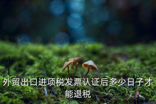什么時(shí)候可以退稅，退稅是按進(jìn)項(xiàng)發(fā)票認(rèn)證的時(shí)間來(lái)退稅的